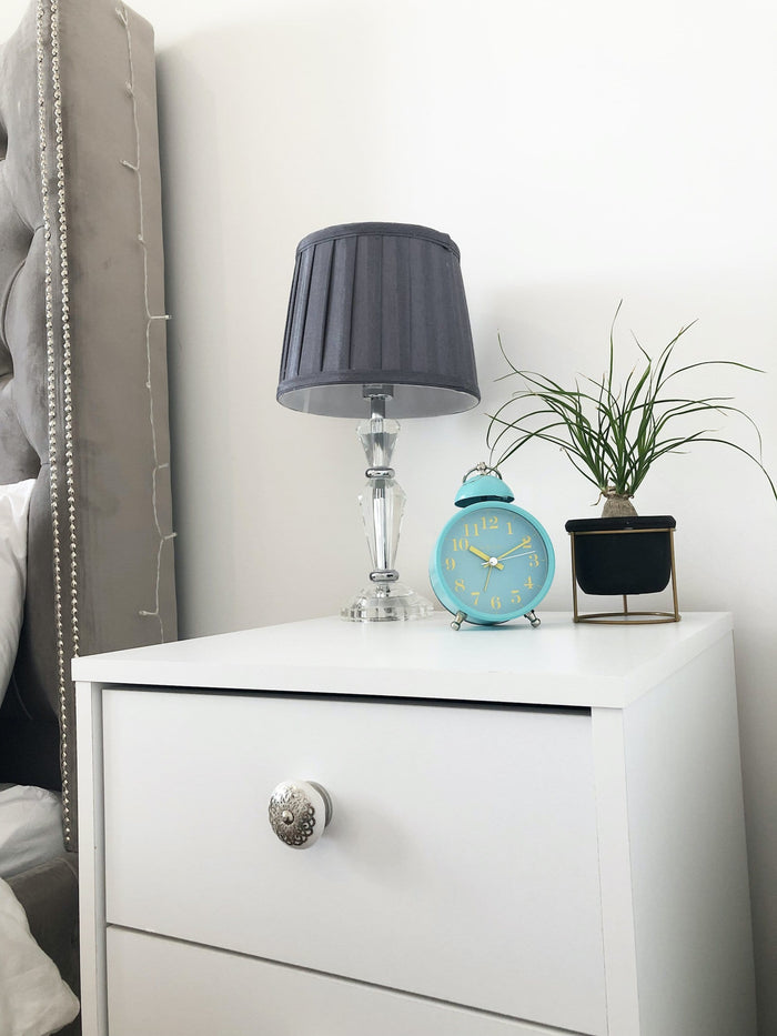 NeXtime - NeXtime - Wekker - 16 cm - Metaal - Turquoise - 'Single