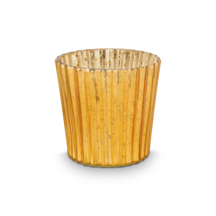 Pip Studio Waxinelichthouders Set van 4 - van Glas - Rood - 7x7cm