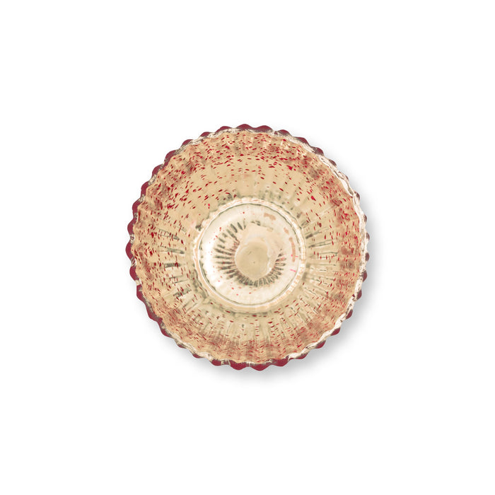 Pip Studio Waxinelichthouders Set van 3 - van Glas - Rood - 10x10.5cm