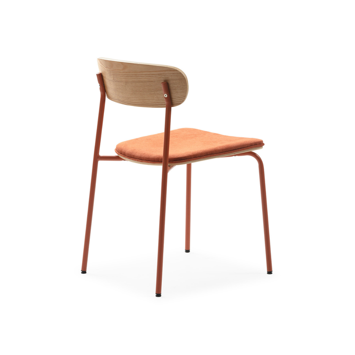 Calicosy - Set 2 stoelen ADRIANA - L46 cm - Stof & metaal