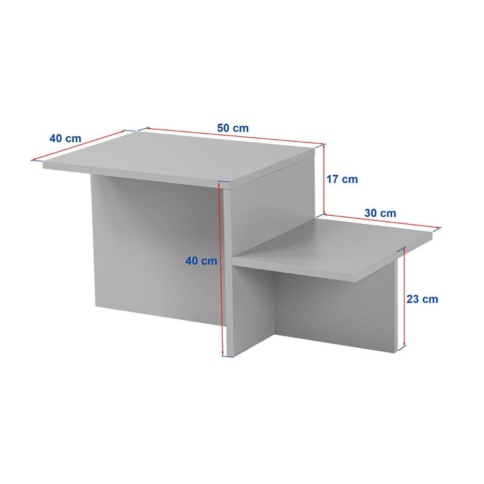 Calicosy - Salontafel Harmony - 90 cm - Walnootlook