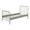 Vipack Bronxx Eenpersoonsbed 90 x 200 cm - Olive Groen