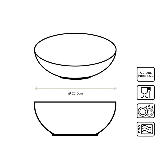 vtwonen Tie-Dye Kommen - Ronde schaaltjes - Serviesset van 2 - 20.5cm