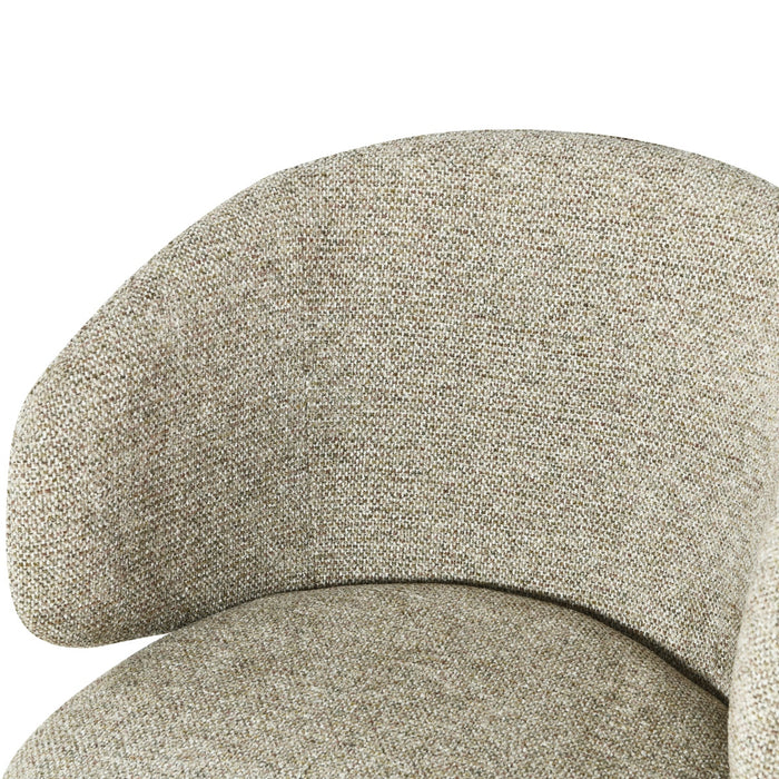 DÉJA Living - Eetkamerstoel - Taupe Stof - Draaibaar - Sueca