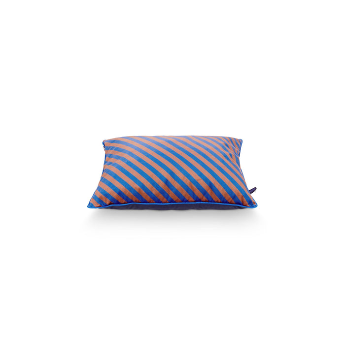 Pip Studio Sierkussen Block Stripes - Blauw - 35x50cm