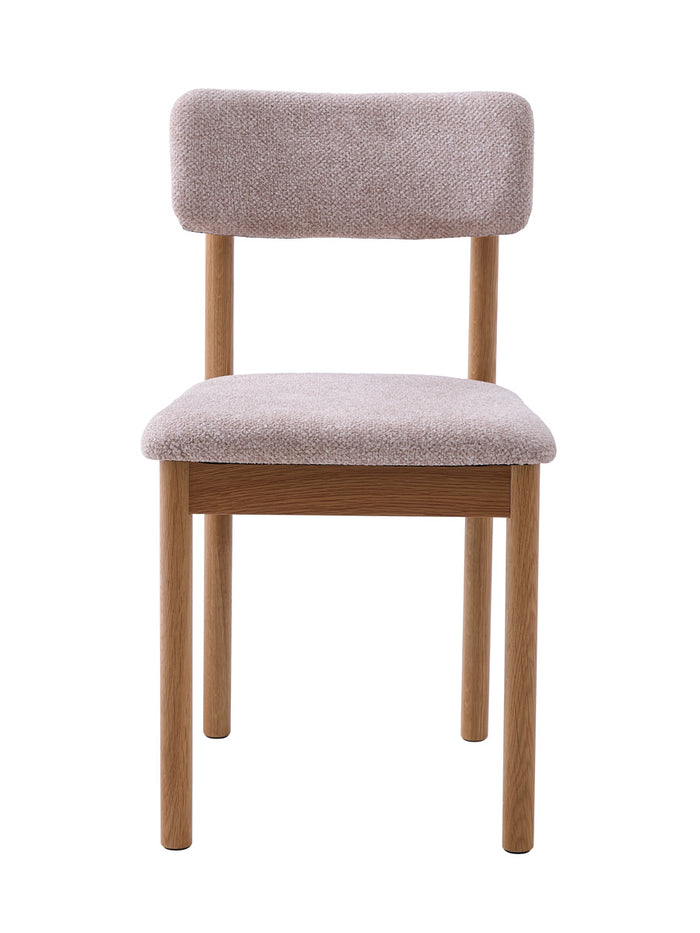 Giga Living - Eetkamerstoel Zand Bouclé - Canora - Set van 2