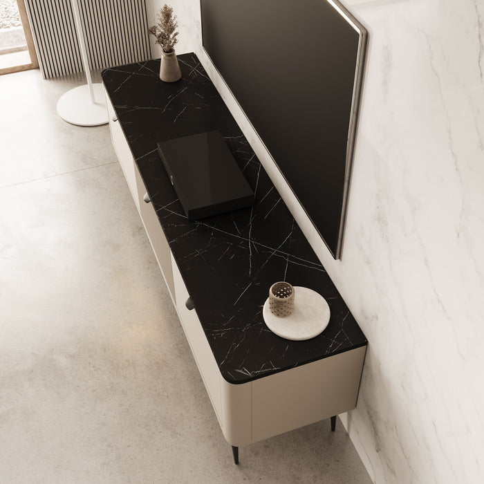 Meubella - TV-Meubel Mace - Beige - 160 cm