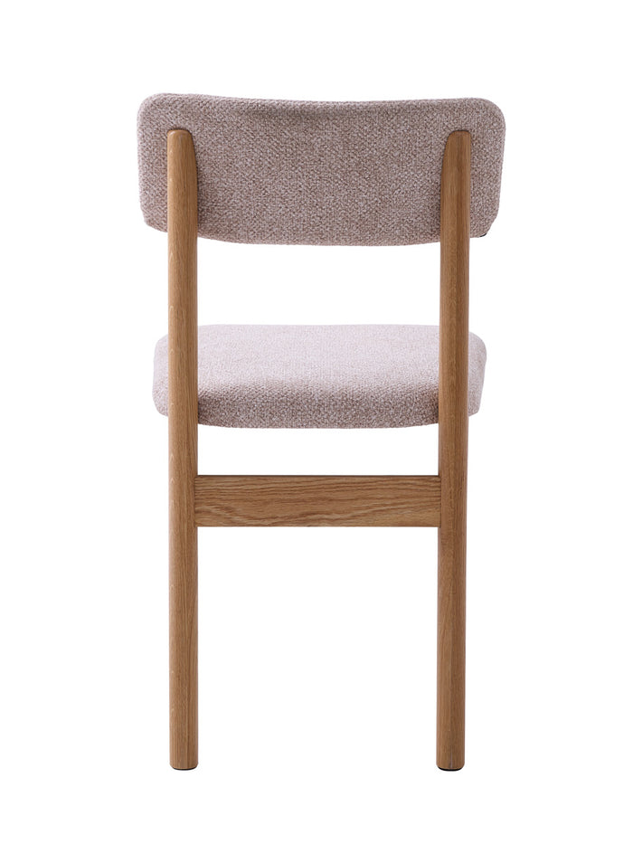 Giga Living - Eetkamerstoel Zand Bouclé - Canora - Set van 2