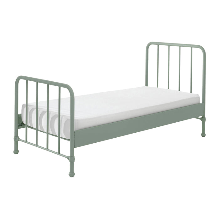 Vipack Bronxx Eenpersoonsbed 90 x 200 cm - Olive Groen