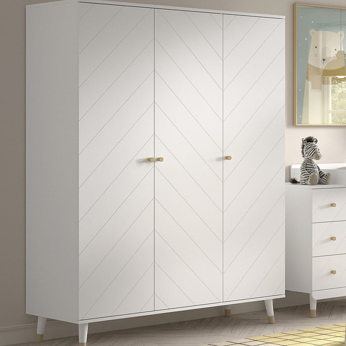 Vipack Billy Kledingkast 3-deurs - Wit