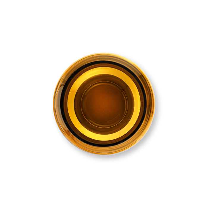 vtwonen Vaas - Bloemenvaas van Glas - Bruin - 21x32cm