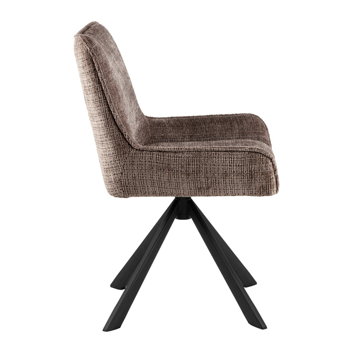 by fonQ Riff Eetkamerstoel - Dusty Brown