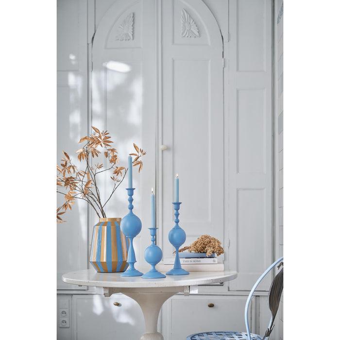 Pip Studio Kandelaar Sphere - van Metaal - Lichtblauw - 24cm