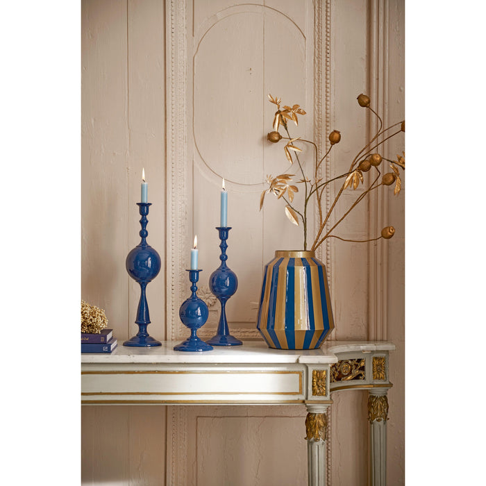 Pip Studio Kandelaar Sphere - van Metaal - Navy - 37cm