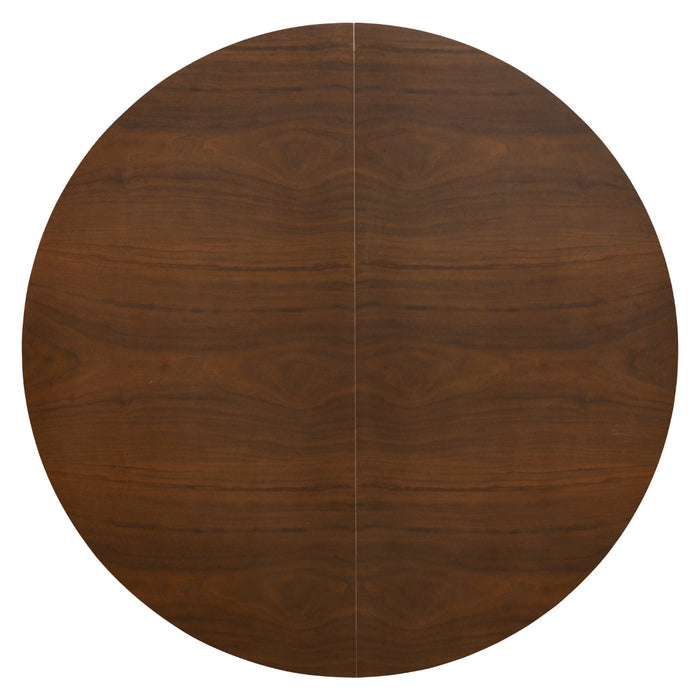 Giga Meubel - Eettafel - Walnoot - Uitschuifbaar - Ø120|160cm - Sivan