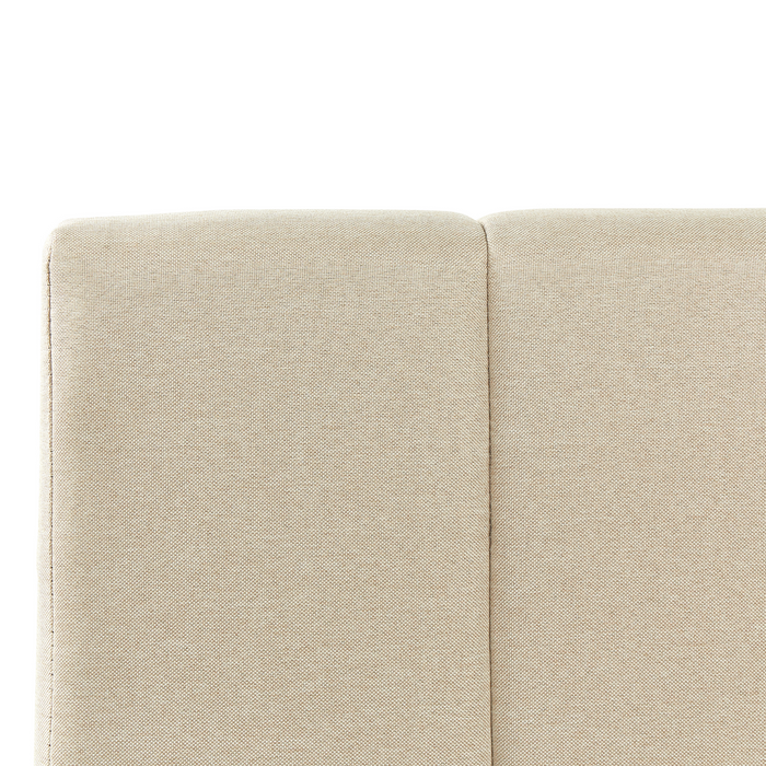 Beliani-DREUX-Bed met opbergruimte-Beige-180 x 200 cm-Polyester