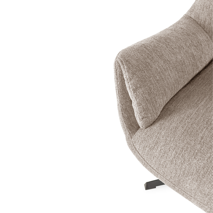 Calicosy - Fauteuil ODETTE - H89 cm - Gewatteerde stof