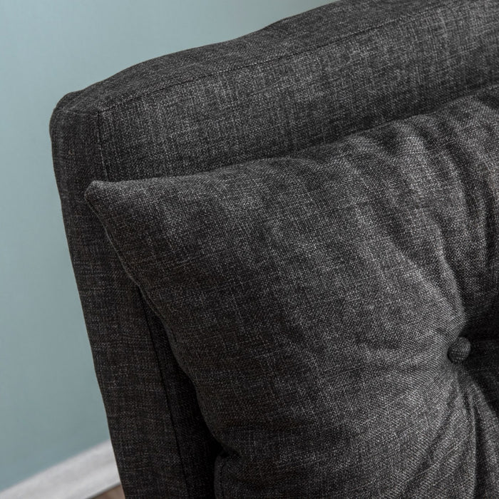 Calicosy - Slaapfauteuil SANDO - B67 cm - Donkergrijs