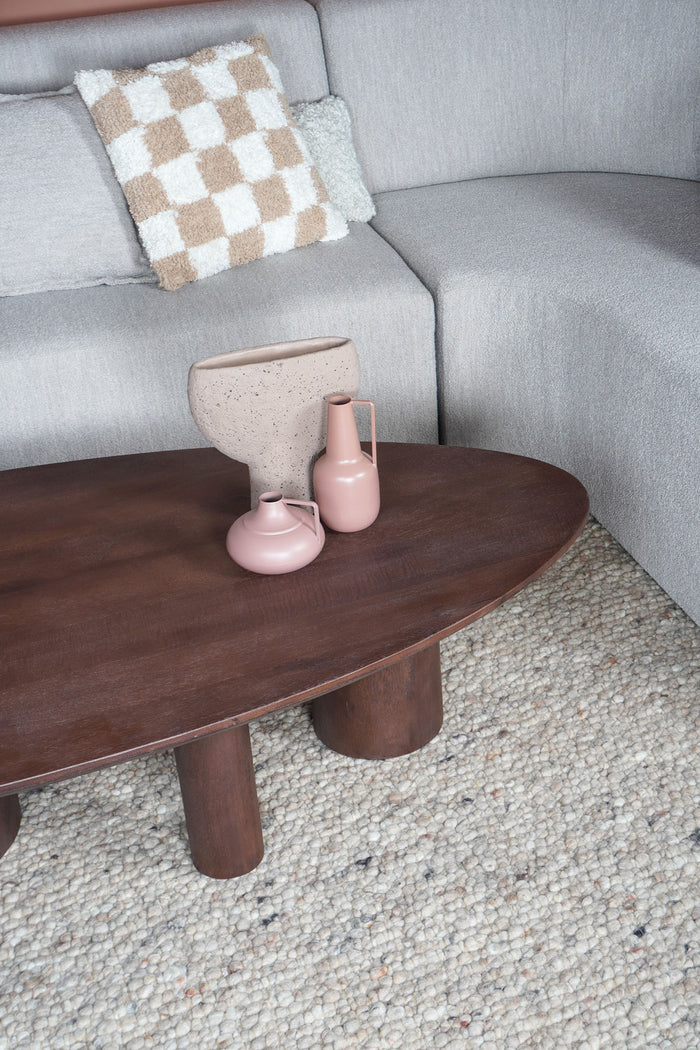 Home67 - Salontafel Amir 140 x 80 cm - Espresso Mangohout