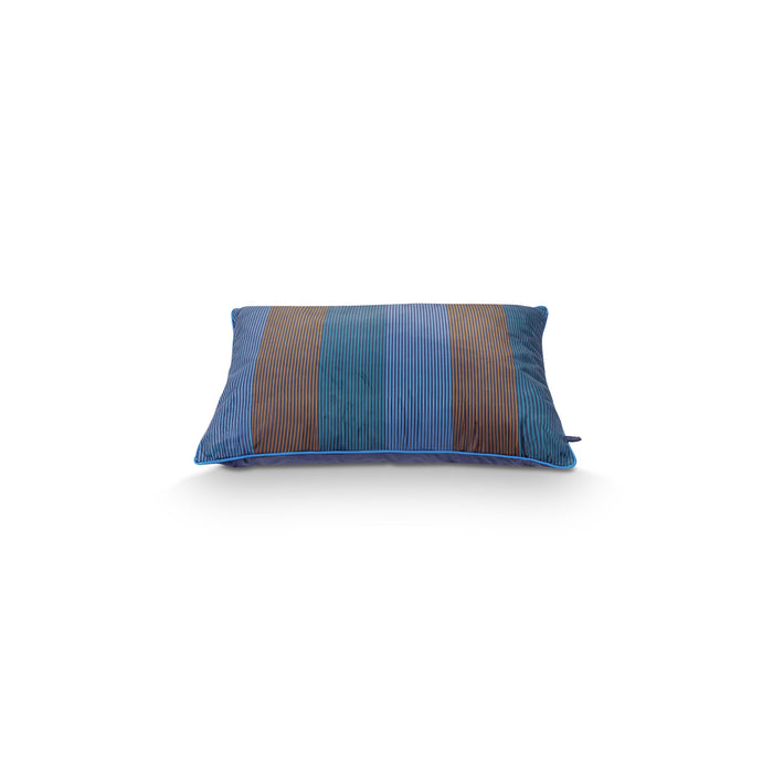 Pip Studio Sierkussen Multi Stripe - Blauw - 50x70cm