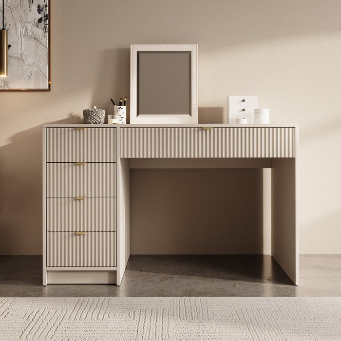 Meubella - Kaptafel Tavares - Beige - 120 cm