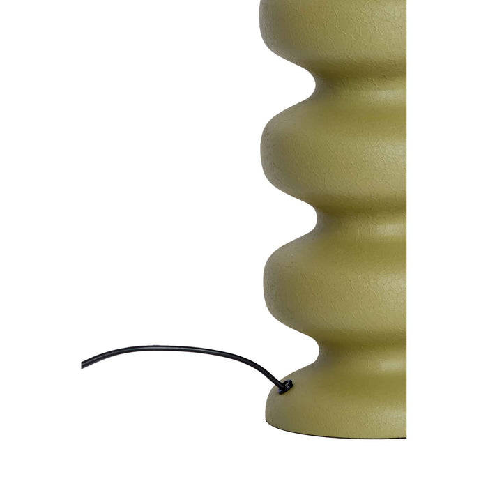 Light & Living Lampvoet Soroca - Groen - Ø15x42cm