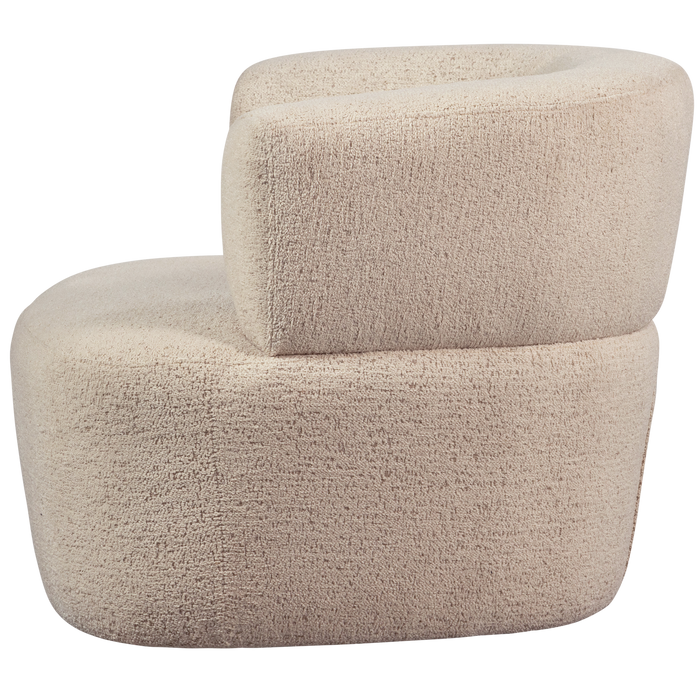 WOOOD Boris Fauteuil - Polyester - Warm Zand - 70x103x80