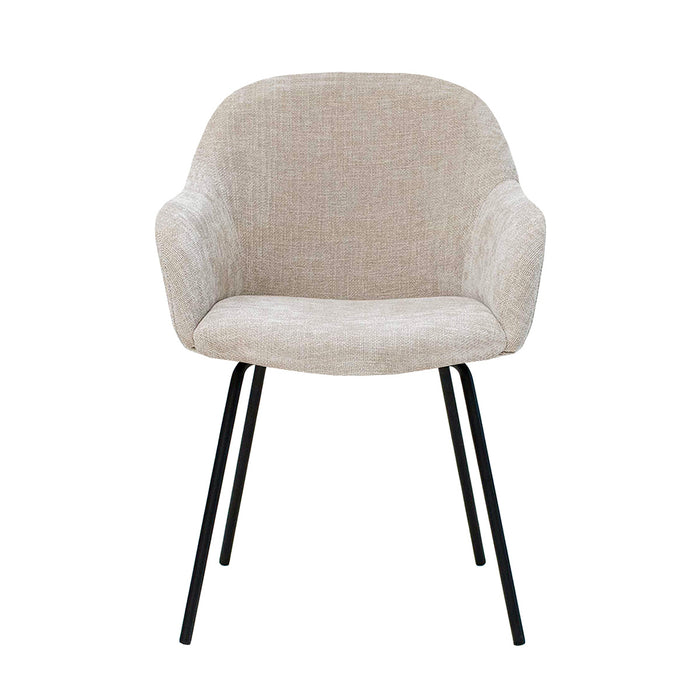 Kick eetkamerstoel Arda - Champagne