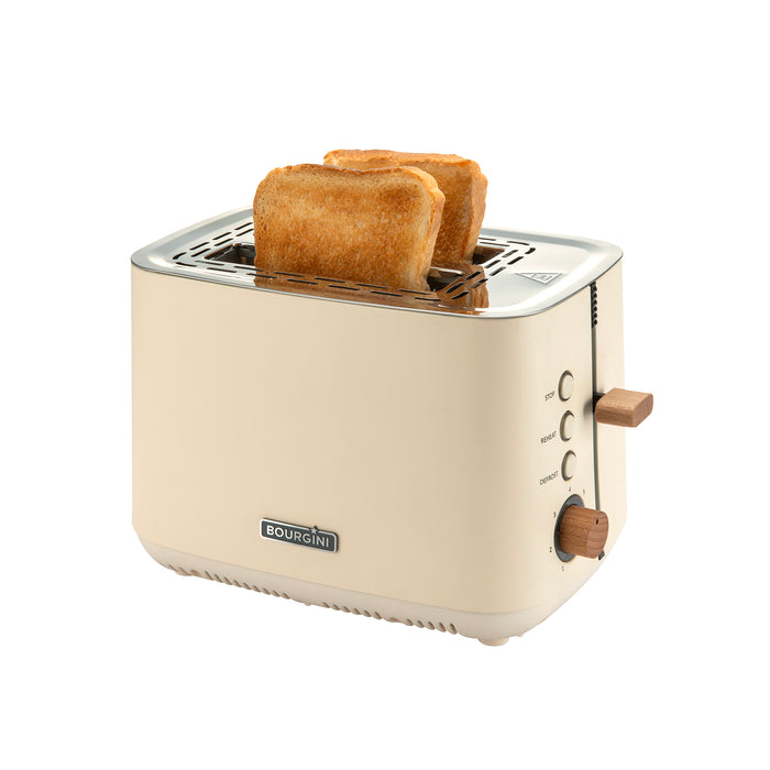 Bourgini Harmony Broodrooster 2 Sleuven – RVS en Beukenhout