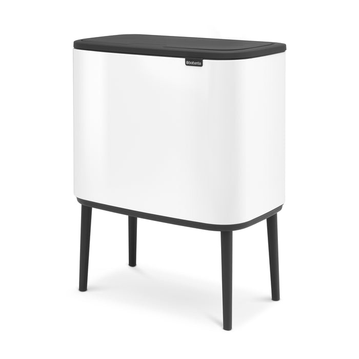 Brabantia Bo Touch Bin Afvalemmer 11 + 23 L - Wit