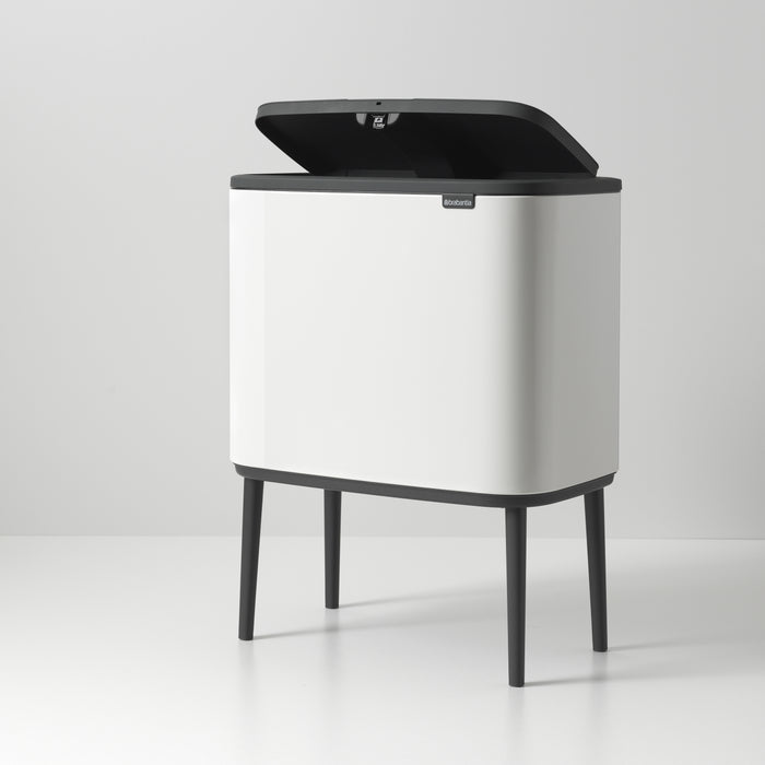 Brabantia Bo Touch Bin Afvalemmer 11 + 23 L - Wit
