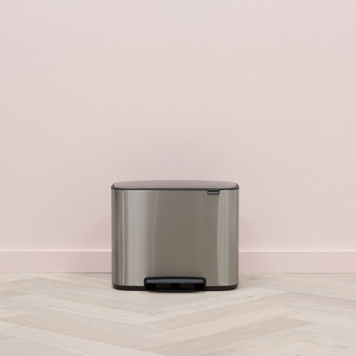 Brabantia Bo Pedaalemmer 34 Liter (11+23 Liter)