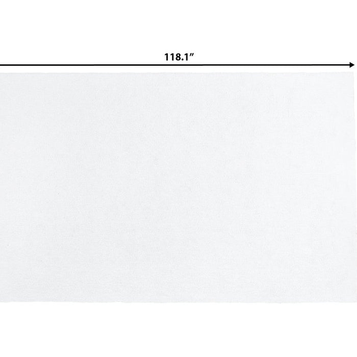 Beliani - DEMRE - Shaggy vloerkleed - Wit - 200 x 300 cm - Polyester