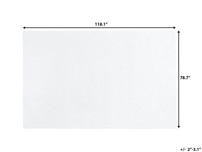 Beliani - DEMRE - Shaggy vloerkleed - Wit - 200 x 300 cm - Polyester