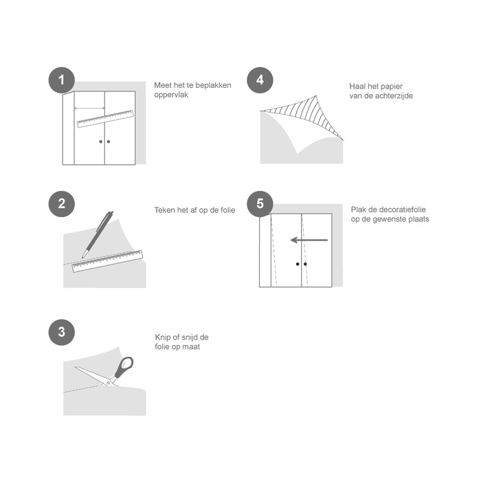 d-c-fix Fontana Plakfolie - 45x200cm - Beige - Steen - Zelfklevend