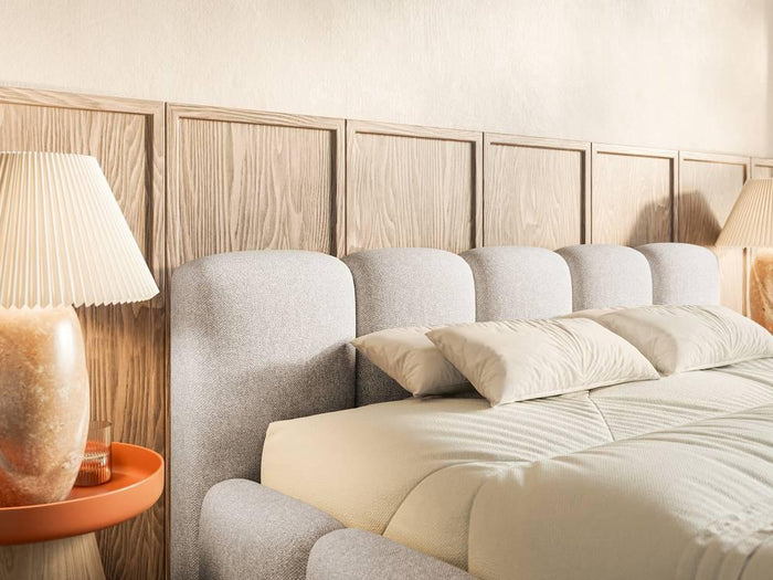 NADUVI Collection Bedframe Chloe laag 180 x 200 cm chenille