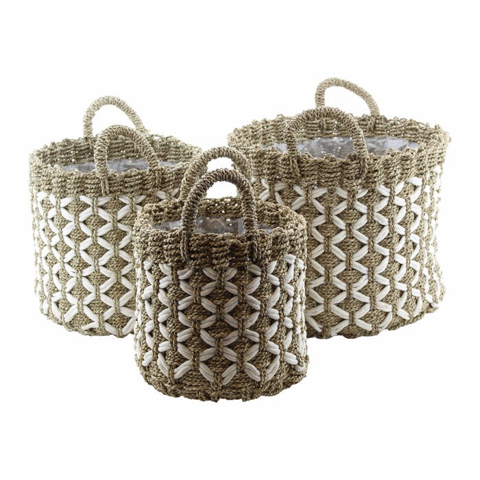 Van der Leeden Sulawesi Plantenmand Ø 35 cm - Naturel