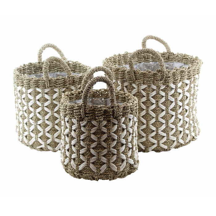 Van der Leeden Sulawesi Plantenmand Ø 40 cm - Naturel