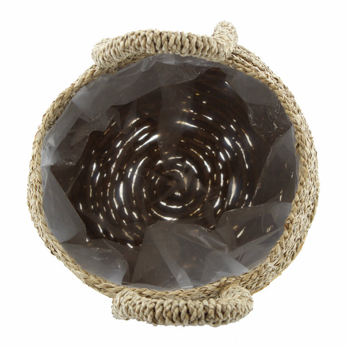 Van der Leeden Abaca Plantenmand Ø 40 cm - Naturel