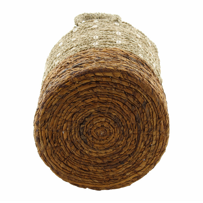 Van der Leeden Schelpen Plantenmand Ø 38 cm - Naturel