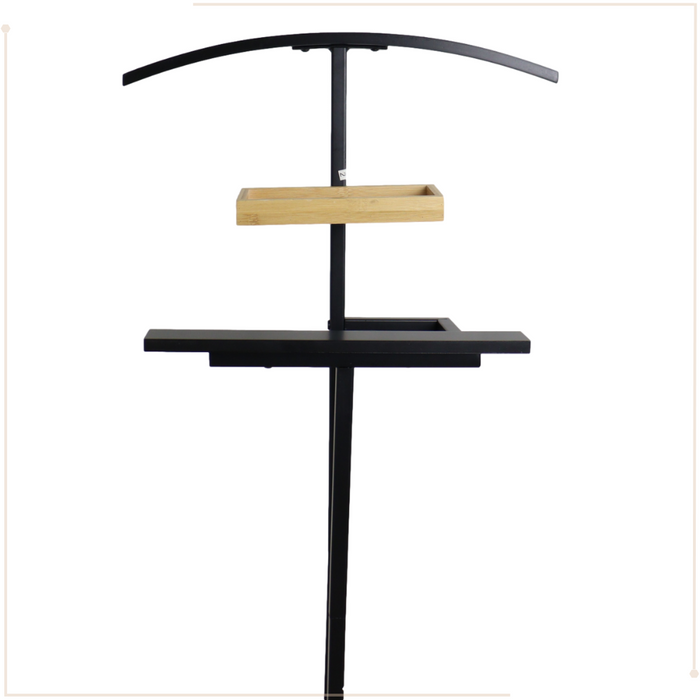 MISOU Dressboy Kledingstandaard Kledinghouder Zwart 114 cm Kledingr...