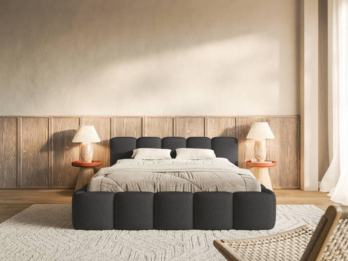 NADUVI Collection Bedframe Chloe laag 140 x 200 cm chenille