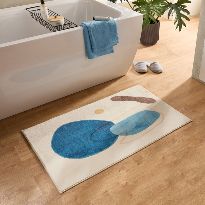 Gino Falcone Ariella Badmat 60 x 100 cm - Blauw