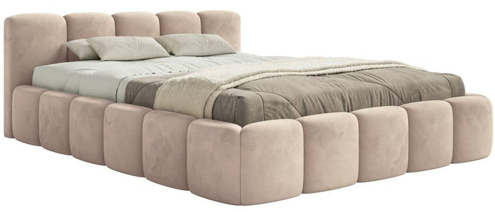 NADUVI Collection Bedframe Chloe laag 140 x 200 cm velvet met
