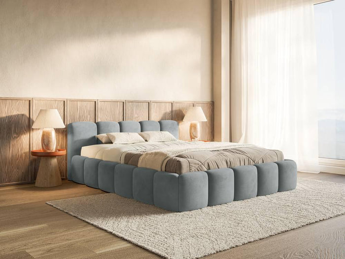 NADUVI Collection Bedframe Chloe laag 140 x 200 cm velvet