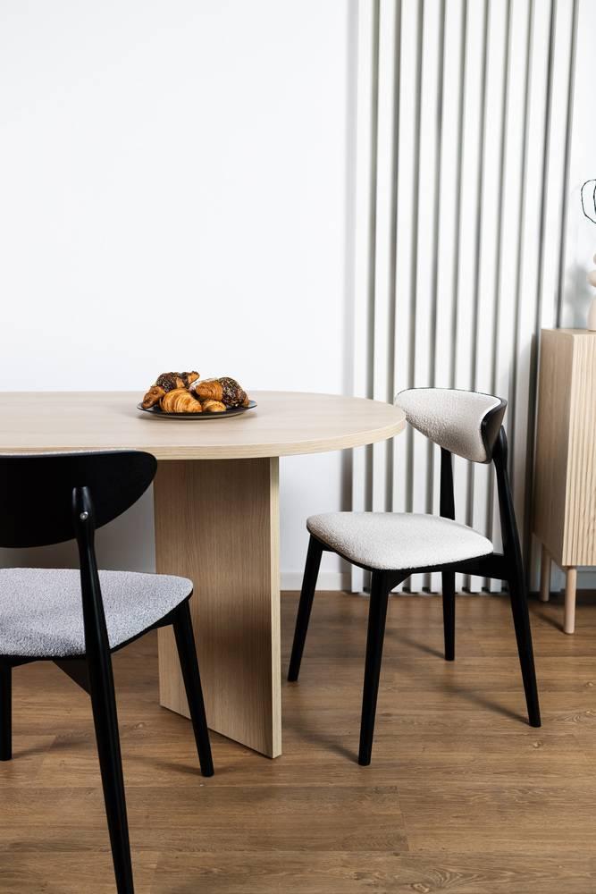 NADUVI Collection Eetkamerstoel Ataly bouclé