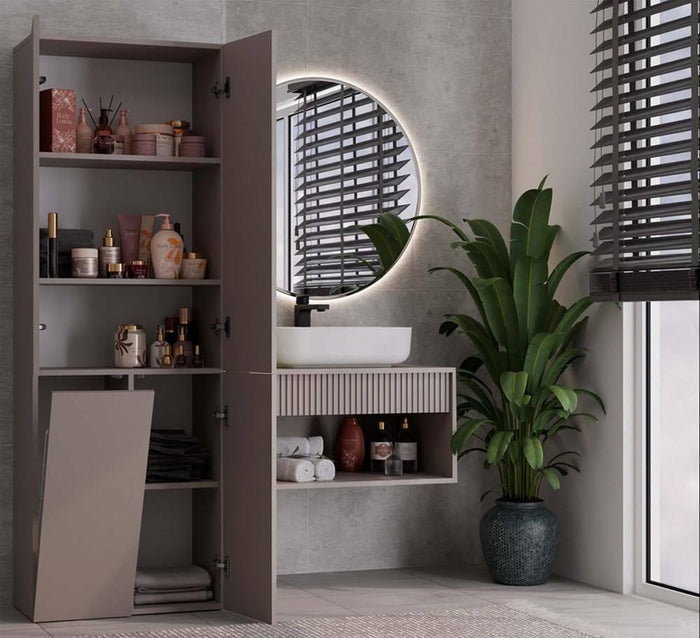 NADUVI Collection Badkamerkast Nolo met wasmand