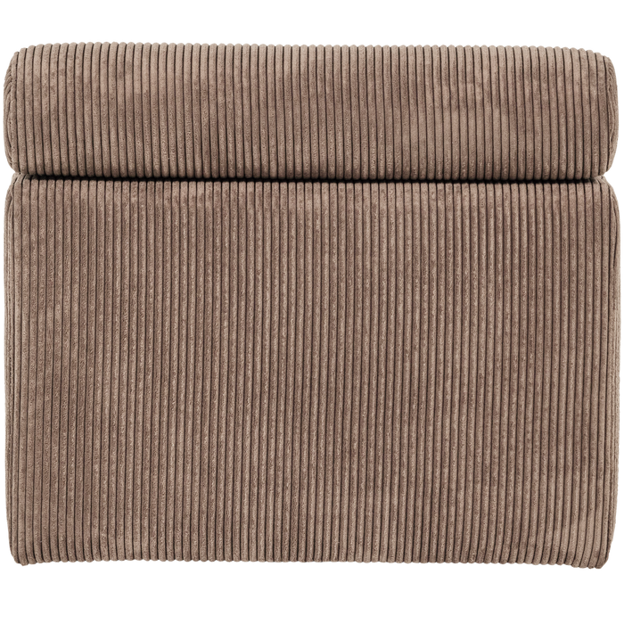 WOOOD Novi 1-Zits Element Bank - Ribstof - Taupe - 86x82x113