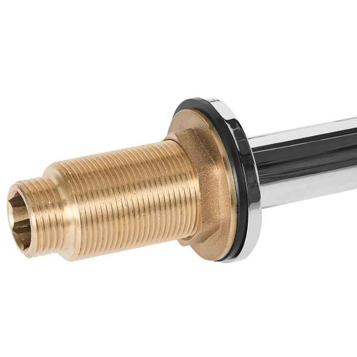 Beliani - PILCOMAYO - Wastafelkraan - Zilver - Messing