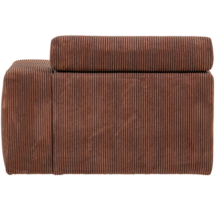 WOOOD Novi 1-Zits Element Bank Arm Rechts - Ribstof - Terra